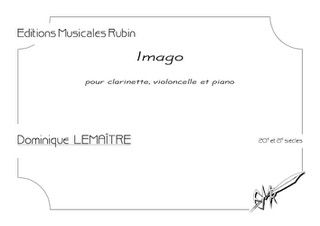 couverture IMAGO pour clarinette, violoncelle et piano Rubin