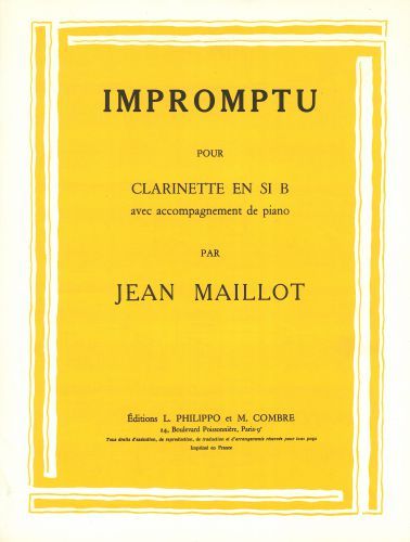 couverture Impromptu Combre