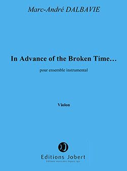 couverture In advance of the broken time Jobert