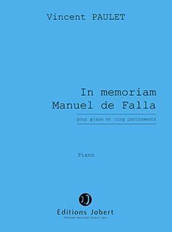 couverture In memoriam Manuel de Falla Jobert