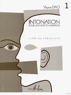 couverture Intonation pour le chant et l'audition Vol.1 livre du professeur Editions Henry Lemoine