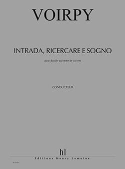 couverture Intrada, Ricercare e sogno Editions Henry Lemoine