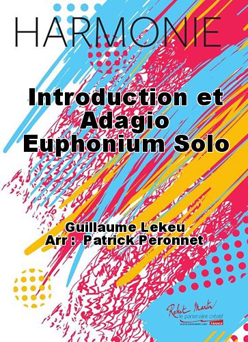 couverture Introduction et Adagio Euphonium Solo Martin Musique