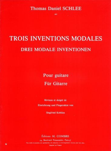 couverture Inventions modales (3) Combre