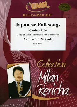 couverture Japanese Folksongs Clarinet Solo Marc Reift