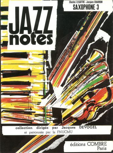 couverture Jazz Notes Saxophone 3 : Blue lullaby - Berry blues Combre