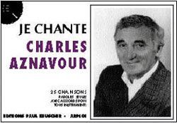 couverture Je chante Aznavour Paul Beuscher