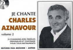 couverture Je chante Aznavour Vol.2 Paul Beuscher