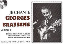 couverture Je chante Brassens Paul Beuscher