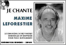 couverture Je chante Le Forestier Paul Beuscher