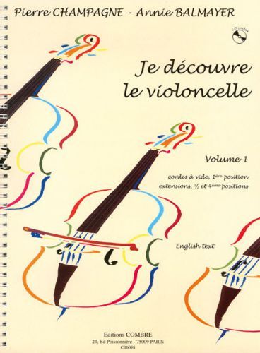 couverture Je dcouvre le violoncelle Vol.1 Combre