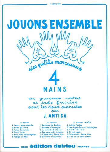 couverture Jouons ensemble Vol.1 Delrieu