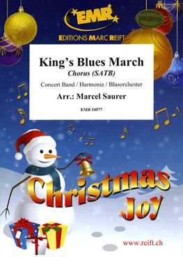 couverture King's Blues March (+ Chorus SATB) Marc Reift