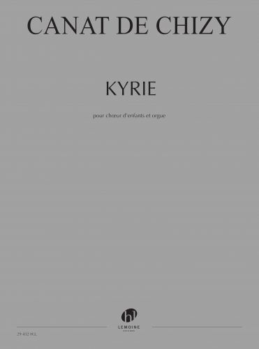 couverture Kyrie Editions Henry Lemoine