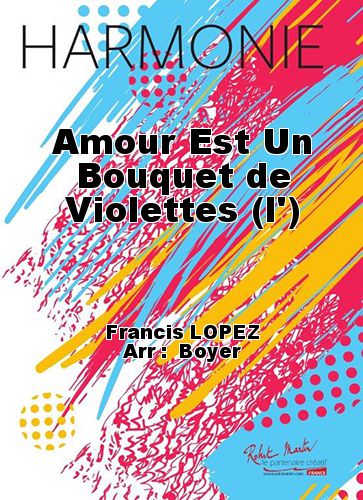 couverture Amour Est Un Bouquet de Violettes (l') Martin Musique