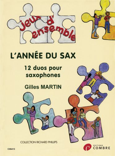 couverture L'Anne du sax (12 duos) Combre