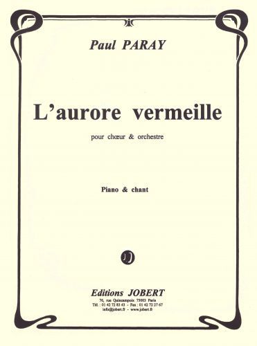 couverture L'aurore vermeille Jobert