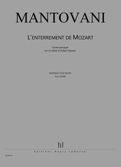 couverture L'Enterrement de Mozart Editions Henry Lemoine