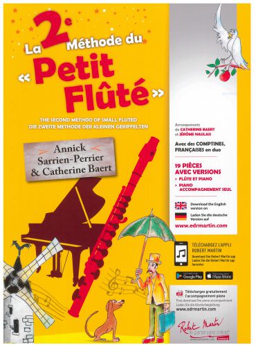 couverture La 2EME METHODE DU TOUT PETIT FLUTE Editions Robert Martin