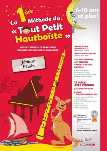 couverture LA PREMIERE METHODE DU TOUT PETIT HAUTBOISTE Editions Robert Martin