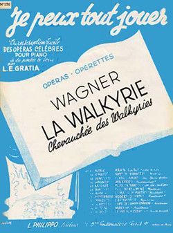 couverture La Walkyrie - Chevauche des Walkyries (JPTJ156) Combre