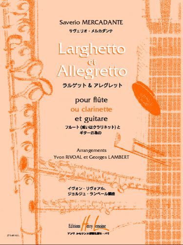 couverture Larghetto et Allegretto Editions Henry Lemoine