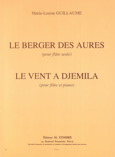 couverture Le Berger des Aurs et Le Vent  Djemila Combre