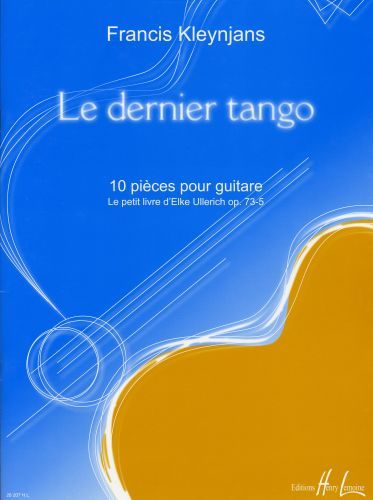 couverture Le dernier tango Op.73-5 Editions Henry Lemoine