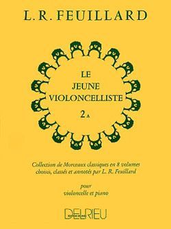 couverture Le jeune violoncelliste Vol.2A Delrieu