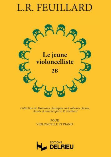 couverture Le jeune violoncelliste Vol.2B Delrieu