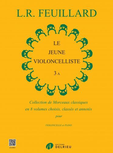 couverture Le jeune violoncelliste Vol.3A Delrieu