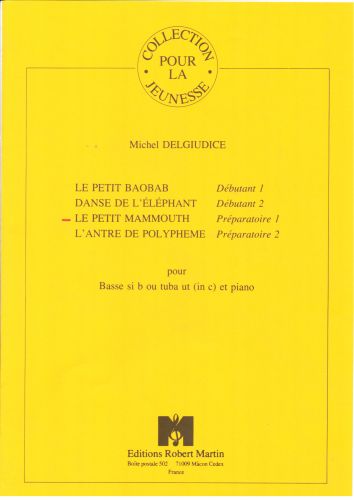 couverture Petit Mammouth (le), Ut ou Sib Editions Robert Martin