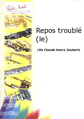 couverture Repos Troubl (le) Editions Robert Martin