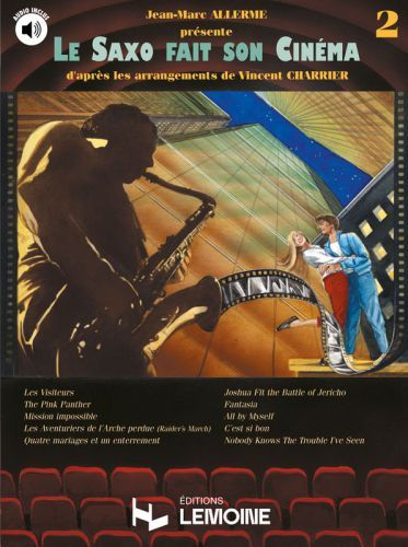 couverture Le Saxophone fait son cinma Vol.2 Editions Henry Lemoine