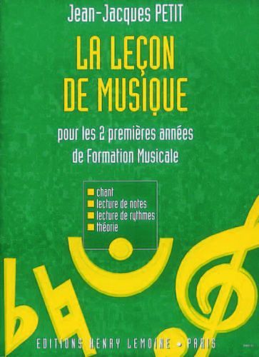 couverture Leon de musique 1re et 2me annes Editions Henry Lemoine