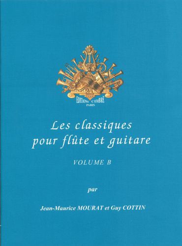 couverture Les Classiques pour flte et guitare Vol.B Combre