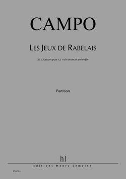 couverture Les Jeux de Rabelais Editions Henry Lemoine