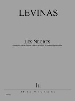 couverture Les Ngres - Opra en 3 actes Editions Henry Lemoine