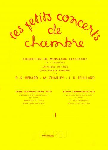 couverture Les petits concerts de chambre Vol.1 Delrieu