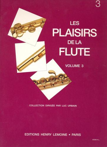 couverture Les Plaisirs de la flte Vol.3 Editions Henry Lemoine