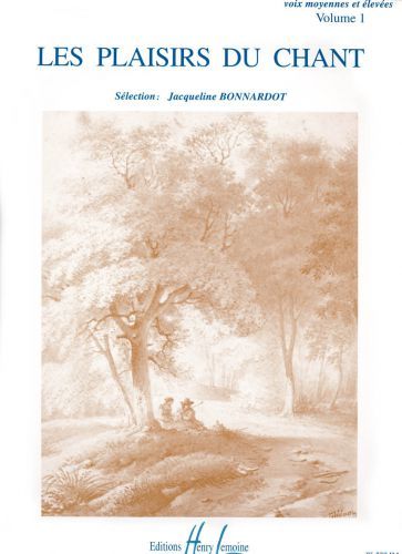 couverture Les Plaisirs du chant Vol.1 Editions Henry Lemoine