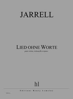 couverture Lied ohne Worte Editions Henry Lemoine