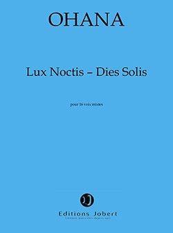 couverture Lux Noctis - Dies Solis Jobert