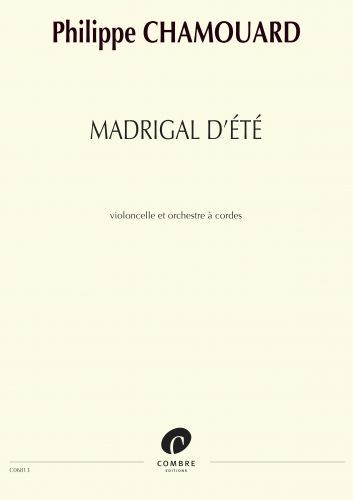 couverture Madrigal d't Combre