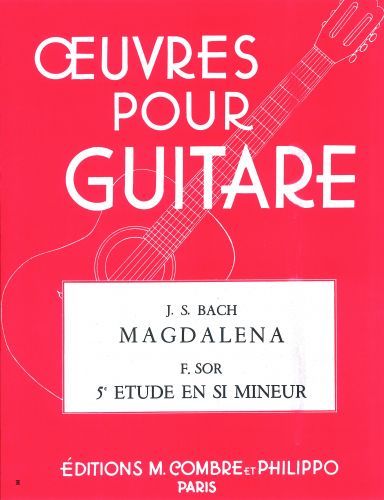 couverture Magdalena / Etude n5 en Si min. Combre