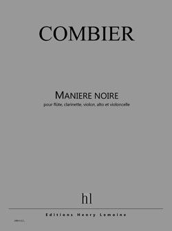 couverture Manire noire Editions Henry Lemoine