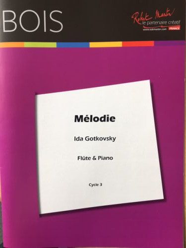 couverture Melodie Editions Robert Martin