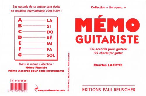 couverture Mmo du guitariste Paul Beuscher