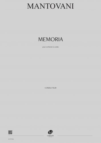 couverture Memoria Editions Henry Lemoine