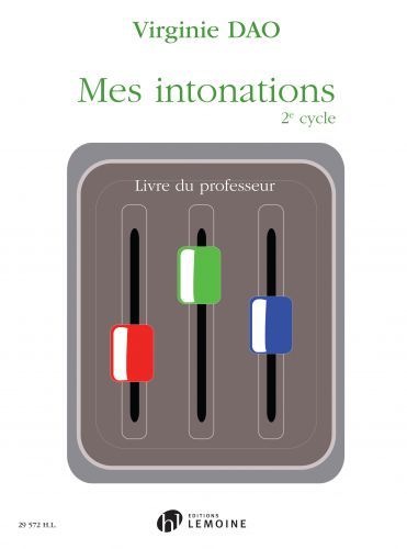 couverture Mes intonations 2e cycle - Professeur Editions Henry Lemoine